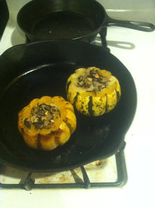 Wild Rice Stuffed Squash