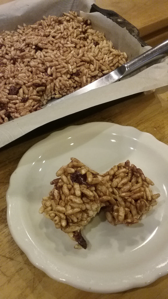 Tahini-Maple Rice Krispie Treats