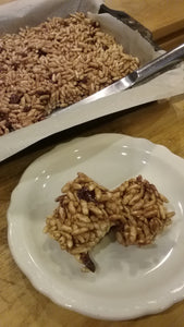 Tahini-Maple Rice Krispie Treats